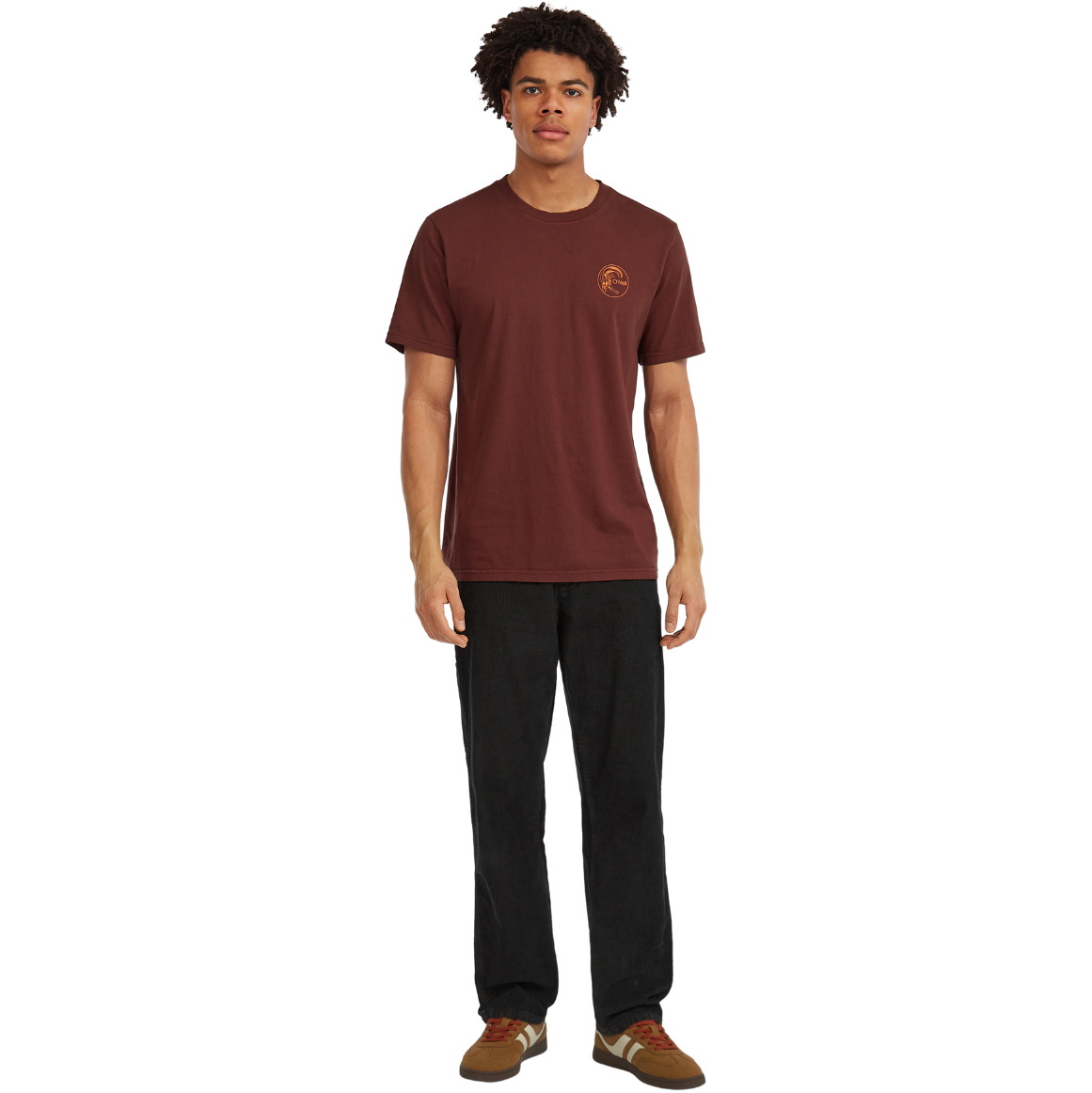 2025 O'Neill Männer O'Riginals Retro Back Print T-Shirt 2850316 - Hazel Spice
